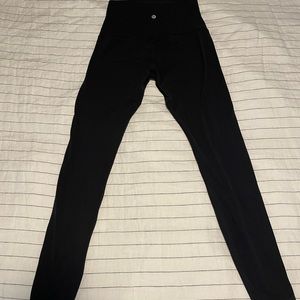 Lululemon Super High Rise Align 28” Black Size 8